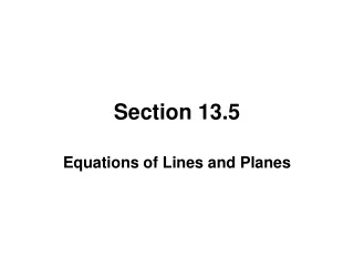 Section 13.5