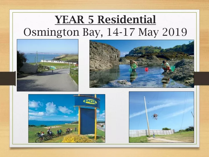 year 5 residential osmington bay 14 17 may 2019