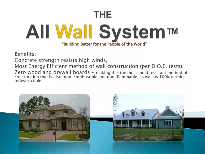 the all wall system