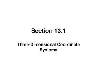 Section 13.1