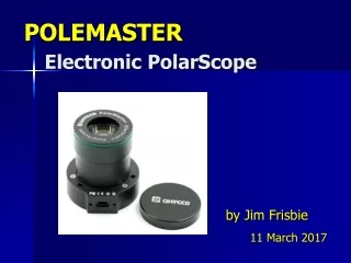 polemaster electronic polarscope