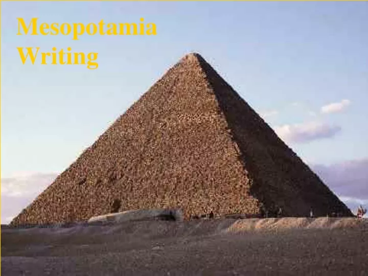 mesopotamia writing