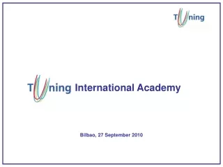 International Academy Bilbao, 27 September 2010