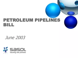 PETROLEUM PIPELINES BILL