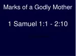 Marks of a Godly Mother