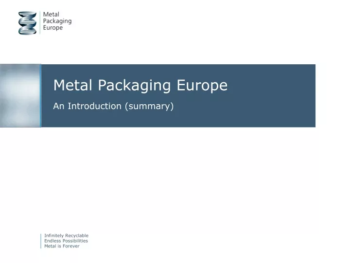 metal packaging europe an introduction summary