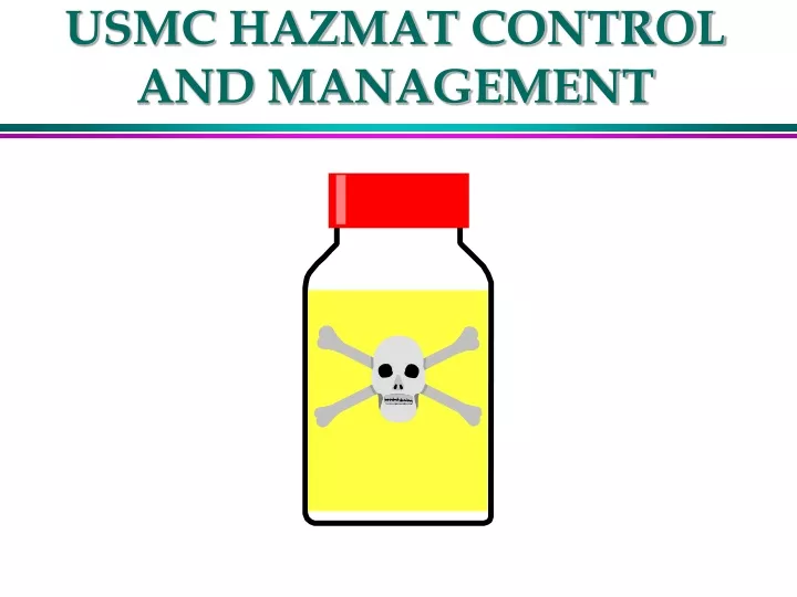 usmc hazmat control and management