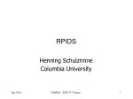 RPIDS - slide 1