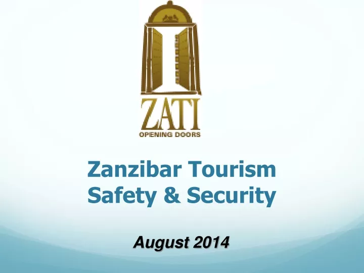 zanzibar tourism safety security