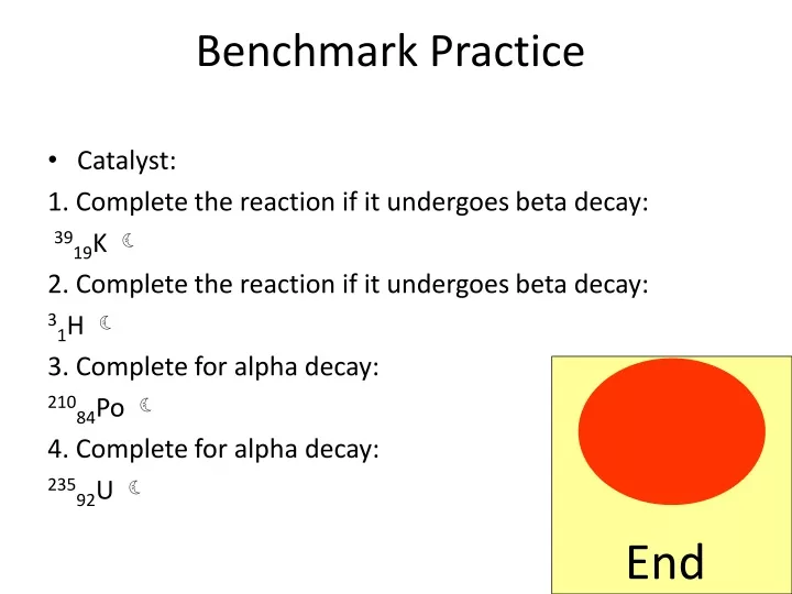 benchmark practice