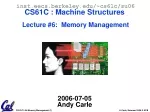 Memory Management in C: Understanding Stack, Heap, and Static Segments - slide 1