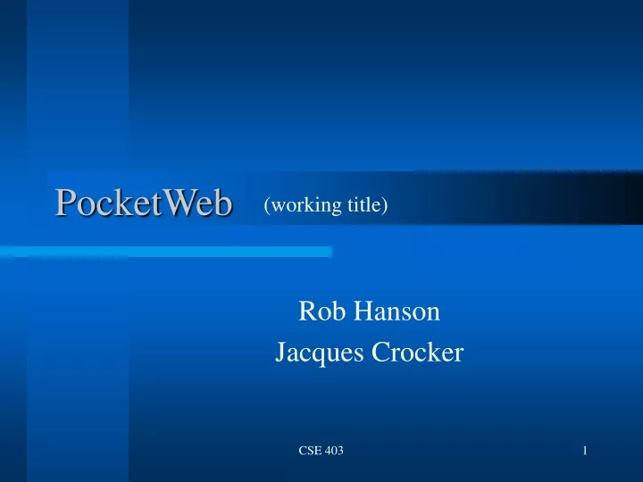 pocketweb