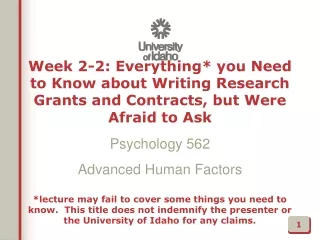 Why do I Need to Know how to Write Grants?
