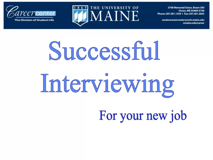 successful interviewing
