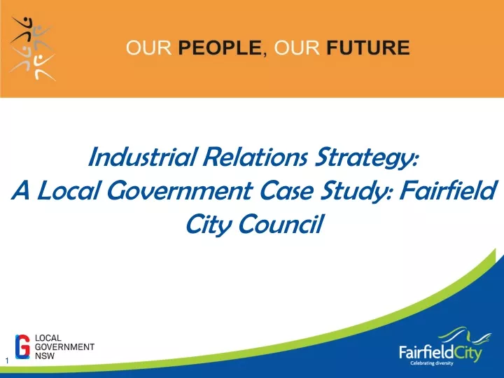 industrial relations strategy a local government case study fairfield city council