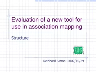 Evaluation of a new tool for use in association mapping