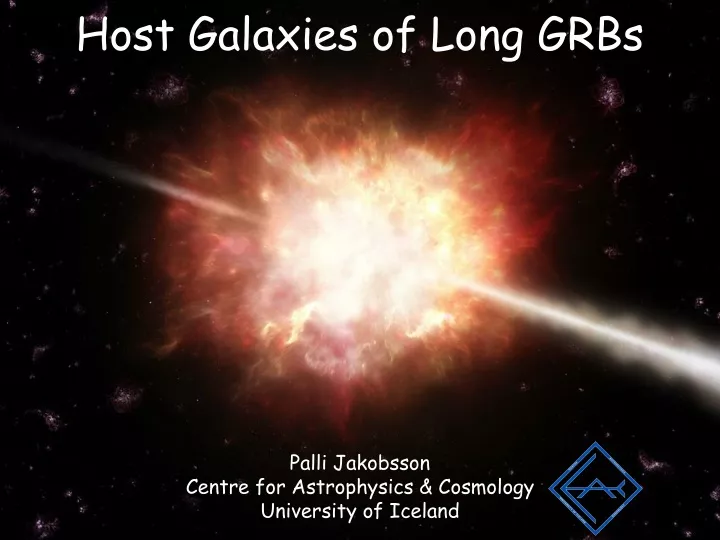 host galaxies of long grbs