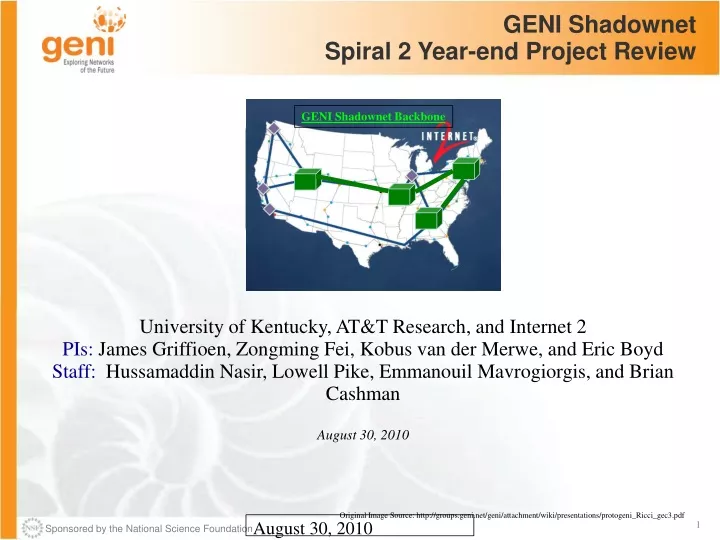 geni shadownet spiral 2 year end project review