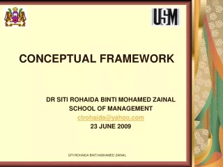 CONCEPTUAL FRAMEWORK