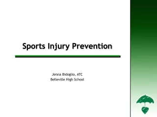 Sports Injury  Prevention
