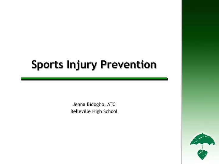 sports injury prevention