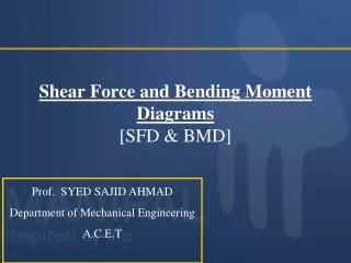 Shear Force and Bending Moment Diagrams [SFD &amp; BMD]