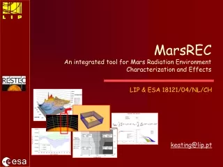 MarsREC A n integrated tool for Mars Radiation Environment Characterization  and Effects