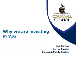Why we are investing in VIG