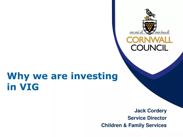 why we are investing in vig