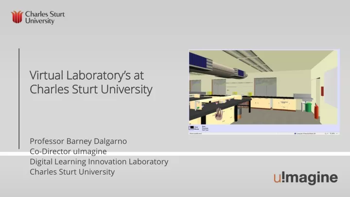 virtual laboratory s at charles sturt university