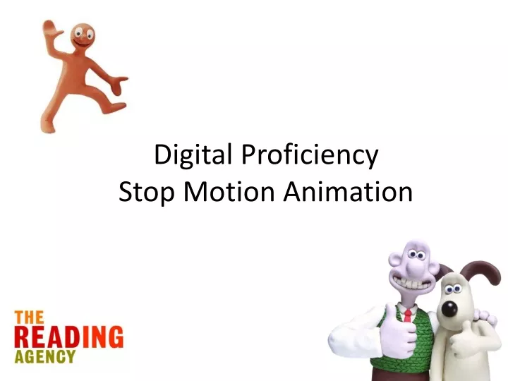 digital proficiency stop motion animation