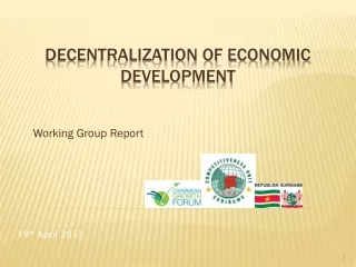 Decentralization of Economic Development