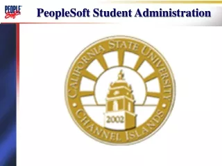 PeopleSoft Student Administration