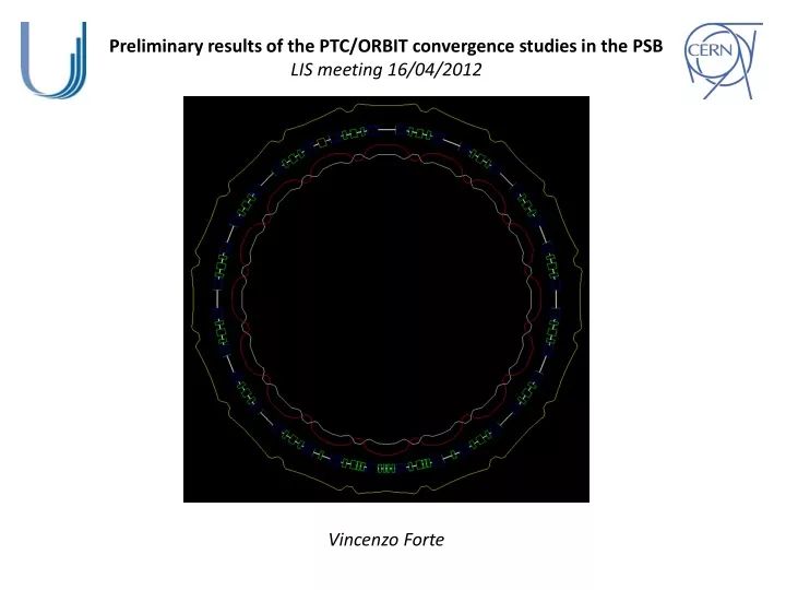preliminary results of the ptc orbit convergence