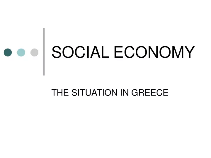 social economy