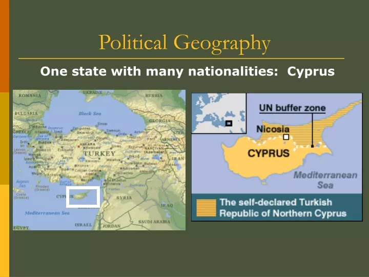 political geography