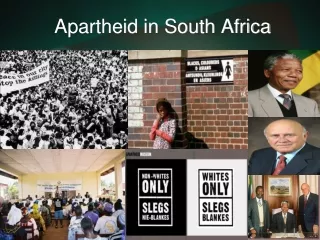 Apartheid in South Africa