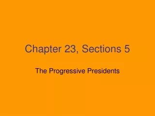 Chapter 23, Sections 5