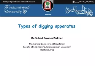 Types of digging apparatus
