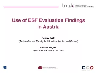 Use of ESF Evaluation Findings  in Austria