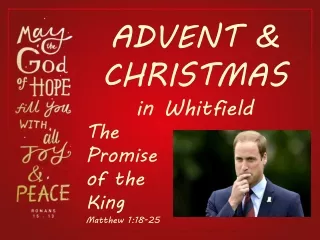 ADVENT &amp; CHRISTMAS in Whitfield