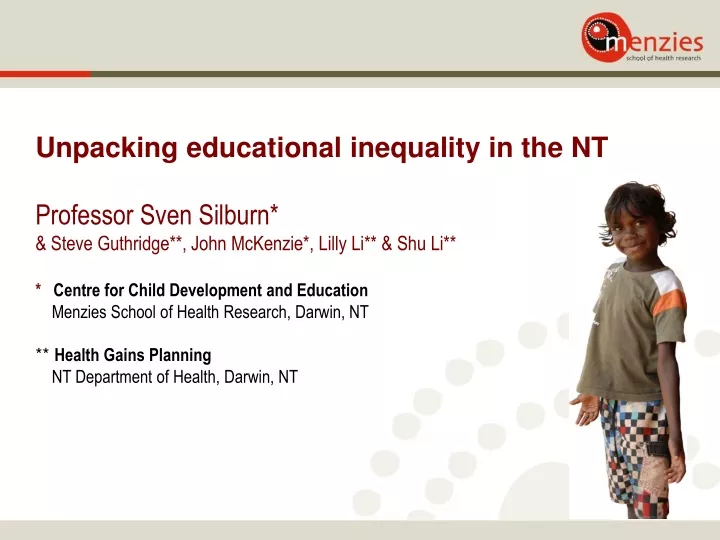 unpacking educational inequality