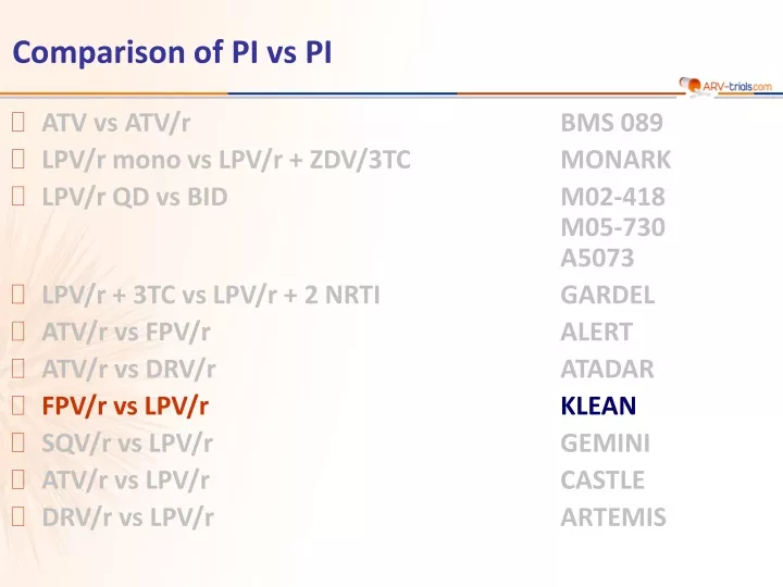 comparison of pi vs pi