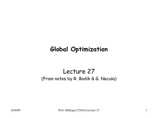 global optimization