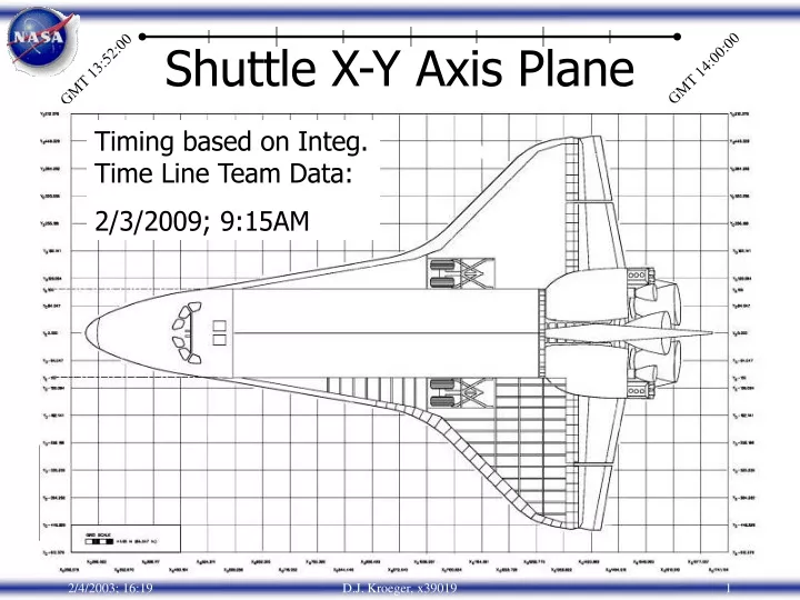 shuttle x y axis plane