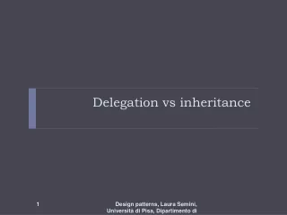 Delegation vs inheritance