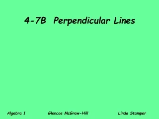 4-7B  Perpendicular Lines