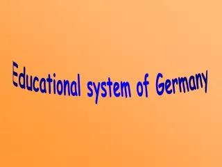 Educational system of Germany