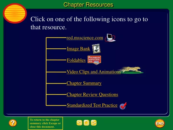 chapter resources