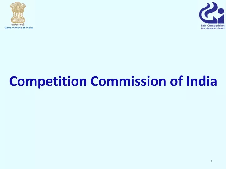 competition commission of india